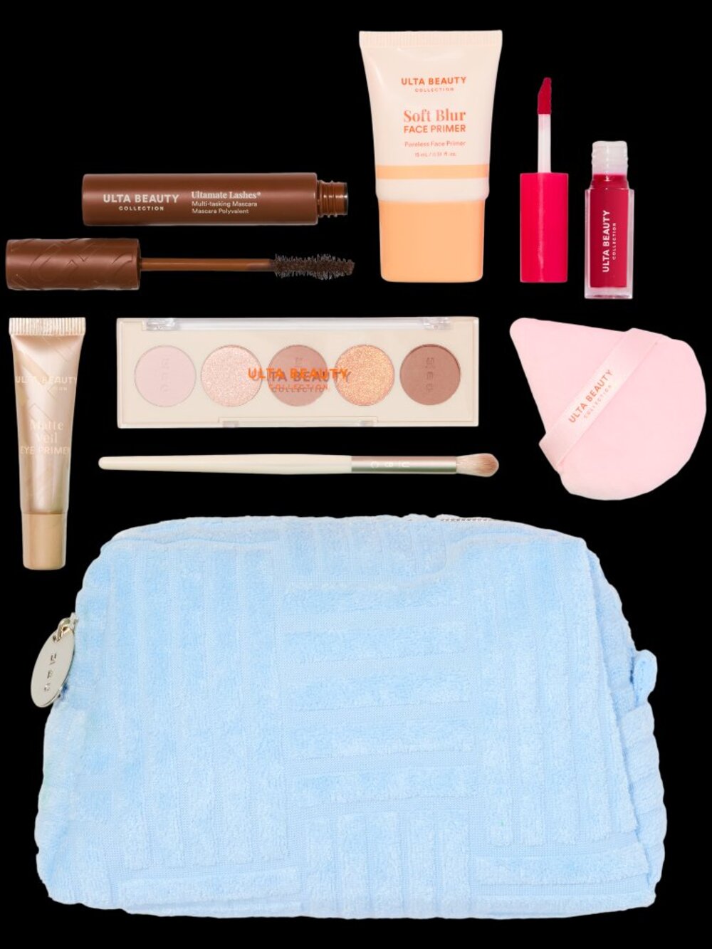 NWT 8 piece Ulta Make-up Bag